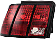 Driver and Passenger Side Halogen Tail Light, Without bulb(s), OE Replacement