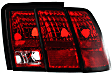 Driver and Passenger Side Halogen Tail Light, Without bulb(s), OE Replacement