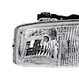 2005 GMC Sierra 2500 HD - Driver and Passenger Side Halogen Headlight, With bulb(s), OE Replacement, Extended Cab Pickup