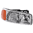 2005 GMC Sierra 2500 HD - Driver and Passenger Side Halogen Headlight, With bulb(s), OE Replacement, Extended Cab Pickup