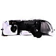 2005 GMC Sierra 2500 HD - Driver and Passenger Side Halogen Headlight, With bulb(s), OE Replacement, Extended Cab Pickup