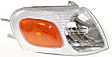Driver and Passenger Side Halogen Corner Light, Without bulb(s)