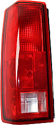 Driver and Passenger Side Halogen Tail Light, Without bulb(s), OE Replacement