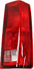 Driver and Passenger Side Halogen Tail Light, Without bulb(s), OE Replacement