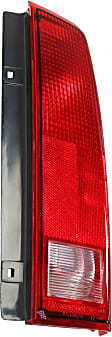 Driver and Passenger Side Halogen Tail Light, Without bulb(s), OE Replacement