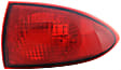 Driver and Passenger Side, Outer Tail Lights, without Bulb, Halogen, Mounts on Body