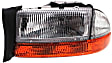 Driver and Passenger Side Halogen Headlight, With bulb(s), OE Replacement