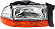 Driver and Passenger Side Halogen Headlight, With bulb(s), OE Replacement