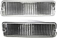 Front, Driver and Passenger Side Turn Signal Light, Without bulb(s)