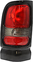 Driver and Passenger Side Halogen Tail Light, Without bulb(s), OE Replacement