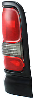 Driver and Passenger Side Halogen Tail Light, Without bulb(s), OE Replacement