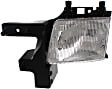 Driver and Passenger Side Halogen Headlight, With bulb(s), OE Replacement
