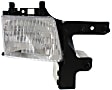 Driver and Passenger Side Halogen Headlight, With bulb(s), OE Replacement