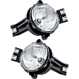 Front, Driver and Passenger Side Fog Lights, With Bulb(s), Halogen