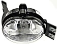 Front, Driver and Passenger Side Fog Lights, With Bulb(s), Halogen