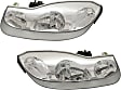 2001-2002 Saturn SC2 - Driver and Passenger Side Halogen Headlight, With bulb(s), OE Replacement