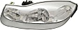 2001-2002 Saturn SC2 - Driver and Passenger Side Halogen Headlight, With bulb(s), OE Replacement