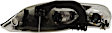 2001-2002 Saturn SC2 - Driver and Passenger Side Halogen Headlight, With bulb(s), OE Replacement