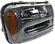 Driver and Passenger Side Halogen Headlight, With bulb(s), OE Replacement