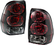2002-2006 Chevrolet Trailblazer EXT - Driver and Passenger Side Halogen Tail Light, With bulb(s), OE Replacement