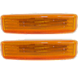Side Marker - Front, Driver and Passenger Side, Lens and Housing, Amber Lens