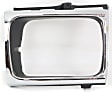 Driver and Passenger Side Headlight Door Headlight Door, Chrome