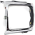 Driver and Passenger Side Headlight Door Headlight Door, Chrome