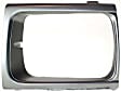Driver and Passenger Side Headlight Door Headlight Door, Silver