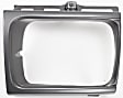 Driver and Passenger Side Headlight Door Headlight Door, Silver