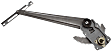 Front, Driver and Passenger Side Manual Window Regulator, Without Motor