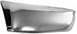 Rear, Driver and Passenger Side Bumper End, Chrome Steel