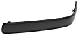 Front, Driver and Passenger Side Bumper Trims, Black