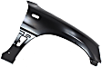 Front, Driver and Passenger Side Fenders, With turn signal light hole, For Models Without Bumper Cover Extension