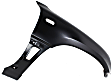 Front, Driver and Passenger Side Fenders, With turn signal light hole, For Models Without Bumper Cover Extension