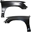 1995 Toyota Tacoma - Front, Driver and Passenger Side Fender, RWD, Without Pre-Runner Model