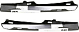 Driver and Passenger Side Headlight Fillers, 4WD
