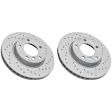 SET-404150126952-2 Front Brake Disc, Cross-Drilled, 286 mm