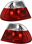 2003 BMW 325Ci - Driver and Passenger Side, Outer Halogen Tail Light, Without bulb(s),  mfrbodycodename : E46, Mounts On Body, Production Date To March 03 2003, OE Replacement, Coupe