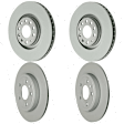 SET-452100124920-F Front and Rear Brake Disc, Plain Surface, Front-320 mm/Rear-288 mm
