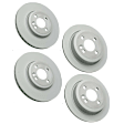 SET-452150344520-A Front and Rear Brake Disc, Plain Surface, FWD