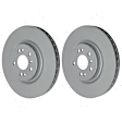 2007 Mercedes Benz ML350 - Front Brake Disc, Plain Surface, Vented, 330 mm, AWD,  Not for cars with Sport Brake System (Code U29)