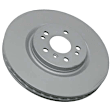 2007 Mercedes Benz ML350 - Front Brake Disc, Plain Surface, Vented, 330 mm, AWD,  Not for cars with Sport Brake System (Code U29)