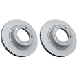 SET-452460151220-2 Front Brake Disc, Plain Surface, Vented, 298 mm, RWD