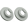 SET-452460152320-2 Front Brake Disc, Plain Surface, Vented, 298 mm, RWD