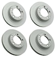 SET-452460152320-A Front and Rear Brake Disc, Plain Surface, Vented, RWD