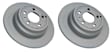 SET-452610119520-C Front and Rear Brake Disc, Plain Surface