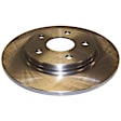 SET-4721677AA-2 Rear Brake Disc, Natural Finish, Plain Surface