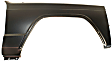 1991 Jeep Cherokee - Front, Driver and Passenger Side Fender, For Models With Antenna and Wheel Opening Molding Holes