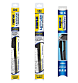 SET-5079275-2-C Front, Driver and Passenger Side and Rear Latitude Water Repellency 2-n-1 Series and Rearview Series Wiper Blades, Driver Side - 24 in.; Passenger Side - 18 in.; Rear - 12 in.