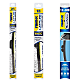 SET-5079275-2-FR Front, Driver and Passenger Side and Rear Latitude Water Repellency 2-n-1 Series and Rearview Series Wiper Blades, Driver Side - 26 in.; Passenger Side - 18 in.; Rear - 13 in.